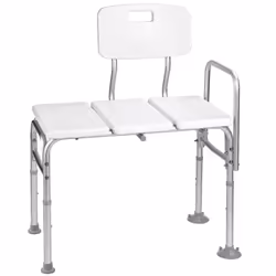 RIDDER Bathtub Transfer Bench White 150 kg A0120101 Bathroom Seat Chair Stool