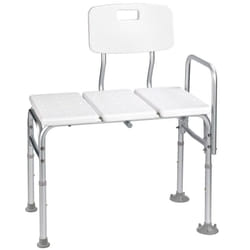 RIDDER Bathtub Transfer Bench White 150 kg A0120101 Bathroom Seat Chair Stool