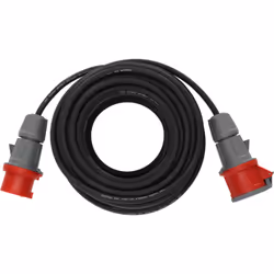 Brennenstuhl 4007123005826, 30 m, Outdoor, IP44, Oil resistant, UV resistant, Black, Red, 1 AC outlet(s)