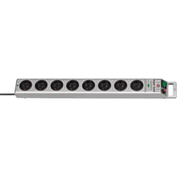 Brennenstuhl 1153344318 surge protector Silver 8 AC outlet(s) 230 V 2.5 m