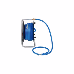 Anti Twist Hose Reel with Hose for Compressed Air 20 Meters | Made in Austria | Brennenstuhl 1127010010 | Hose 20 m, Ã-6/12 mm | Robust Hose Reel