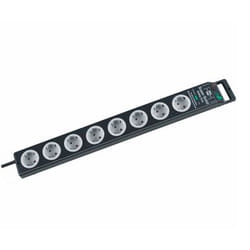 Brennenstuhl 1153380318 surge protector Black, Grey 9 AC outlet(s) 2.5 m