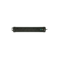Brennenstuhl 1951163100 6 Way Extension Socket Black