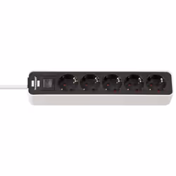 Brennenstuhl 1153250020. Cable length: 1.5 m. Placement supported: Indoor. Product colour: Black. AC outlets quantity: 5 AC o ...