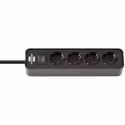 Brennenstuhl 1153240000 power extension 1.5 m 5 AC outlet(s) Indoor Bl