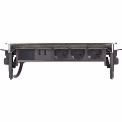 Brennenstuhl 1396200113 power extension 2 m 3 AC outlet(s) Indoor Black, Stainless steel - Additional view 7