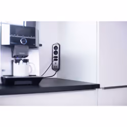 Brennenstuhl 1153590410 power extension 2 m 4 AC outlet(s) Indoor Black, Silver - Additional view 6