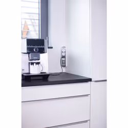 Brennenstuhl 1153590420 power extension 2 m 4 AC outlet(s) Indoor Silver, White