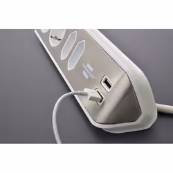 Brennenstuhl 1153590420 power extension 2 m 4 AC outlet(s) Indoor Silver, White - Additional view 7