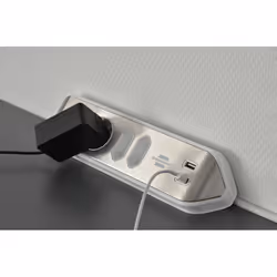Brennenstuhl 1153590420 power extension 2 m 4 AC outlet(s) Indoor Silver, White - Additional view 8