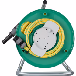 Brennenstuhl 1237130 garden hose 20 m Above ground Plastic Green, Yellow