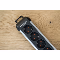 Brennenstuhl 1391010610 power extension 3 m 6 AC outlet(s) Indoor Black, Silver - Additional view 7
