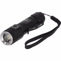 Brennenstuhl 1173750005, Hand flashlight, Black, Aluminium, Buttons, IP44, LED