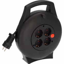 Brennenstuhl 1093900, 10 m, Indoor, IP20, Impact resistant, Overheating protection, Plastic, Polyvinyl chloride (PVC), Black