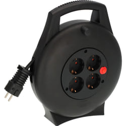 Brennenstuhl 1093900 power extension 10 m 4 AC outlet(s) Indoor Black
