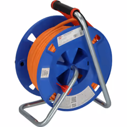 Brennenstuhl 1182690200 power extension 25 m 4 AC outlet(s) Outdoor Black, Blue, Orange