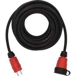 Brennenstuhl 9162100110 power extension 10 m 1 AC outlet(s) Indoor/outdoor Black, Red