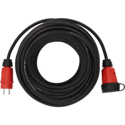 Brennenstuhl 9161250110 power extension 25 m 1 AC outlet(s) Outdoor Black, Red