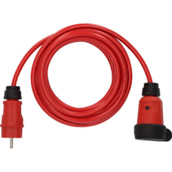 Brennenstuhl 9161050210 power extension 5 m 1 AC outlet(s) Outdoor Black, Red