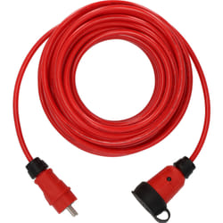 Brennenstuhl 9161250210 power extension 25 m 1 AC outlet(s) Outdoor Black, Orange