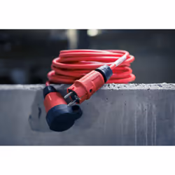 Brennenstuhl 9161250210 power extension 25 m 1 AC outlet(s) Outdoor Black, Orange