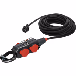 Brennenstuhl 9161150161, 15 m, Outdoor, Straight, IP54, Break resistant, Impact resistant, Splash proof, Neoprene