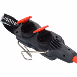 Brennenstuhl 9161150161 power extension 15 m 4 AC outlet(s) Outdoor Black, Red