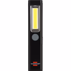 Brennenstuhl 1175590100, Hand flashlight, Black, Metal, Buttons, IP20, COB LED