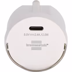 Brennenstuhl 1508110010 power plug adapter Type F Type C White