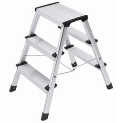 Hailo Folding Stepladder Safety Step Ladder L90 Step-ke 2x3 Steps 60 cm 4443-701