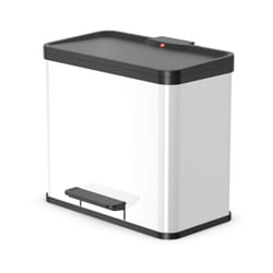 Hailo ÖKO DUO PLUS L 26 L Rectangular Stainless steel Black, White