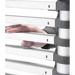Hailo 7113-091 Telescoping ladder Aluminium, Black, Red
