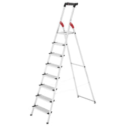 Hailo XXL Step ladder Aluminium, Black, Red