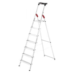 Hailo 8160-707 ladder Folding ladder Aluminium, Black
