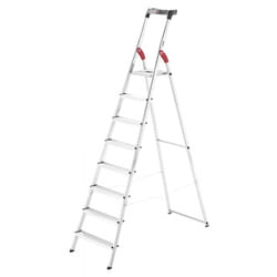 Hailo 8160-807 ladder Folding ladder Aluminium, Black