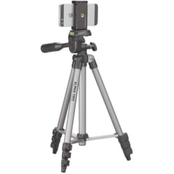 Cullmann - 52102 - Alpha 1000 - Mobile Tripod with Universal Phone Mount (106 cm Extension Height, Packed Size 37 cm, Weight 0.5 kg, Maximum Load 1