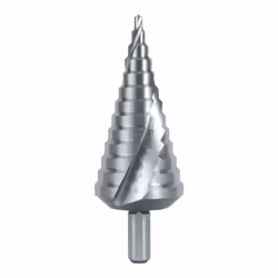 RUKO 101056, Drill, Step drill bit, Right hand rotation, 3.9 cm, 107 mm, Aluminium, Brass, Bronze, Cast iron, Plastic, Steel
