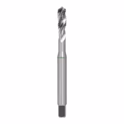 RUKO 234080E, Threading tap, High-Speed Steel (HSS), Right hand rotating, Grey, M 8, Square shank