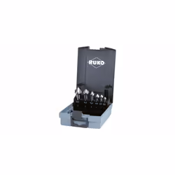 RUKO 102152RO, Deburring drill bit, Right hand rotation, Cast iron, High-Speed Steel (HSS), 6 pc(s), 500 g