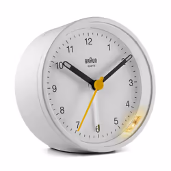 Braun BC12W Quartz alarm clock White