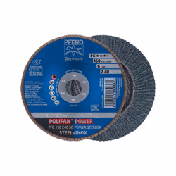 PFERD PFC 150 Z 40 SG POWER STEELOX, Metal, 10200 RPM, 15 cm, 10 pc(s)