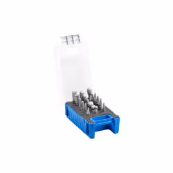 PFERD HSS rotary cutter set 83 18-piece cut 3 dia. 12/8/6mm shank dia. 6mm universal medium fine, High-Speed Steel (HSS), Cas ...