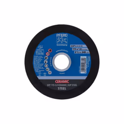 PFERD EHT 115-1,0 CERAMIC SGP STEEL, Steel, PFERD, 2.22 cm, 11.5 cm, 13300 RPM, 25 pc(s)