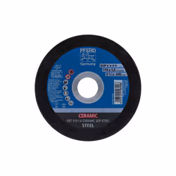 PFERD EHT 115-1,6 CERAMIC SGP STEEL, Steel, PFERD, 2.22 cm, 11.5 cm, 13300 RPM, 25 pc(s)