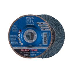 PFERD PFC 125 Z 60 SG POWER STEELOX rotary tool grinding/sanding supply Metal