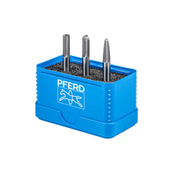 PFERD Tungsten carbide small high-performance burr set MICRO 3-piece dia. 6mm shank dia. 6mm finishing