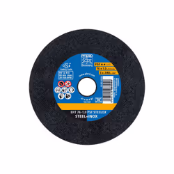PFERD 69198287, Cutting disc, Flat centre, Aluminium, Cast iron, Stainless steel, Steel, Any brand, 1 cm, 7.6 cm