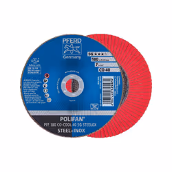 PFERD PFF 180 CO-COOL 40 SG STEELOX, Metal, 8500 RPM, 18 cm, 10 pc(s)