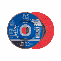 PFERD PFF 115 CO-COOL 60 SG STEELOX, Metal, 13300 RPM, 11.5 cm, 10 pc(s)