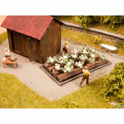 NOCH 13216, HO (1:87), Green, White, 16 pc(s)